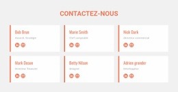 Membres De L'Équipe - Site De Démarrage