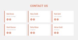 Team Members HTML5 Template