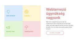 Szakterületünk A Digitális Marketing - HTML Websablon