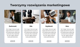 Szablon CSS Dla Rozwiązania Marketingowe