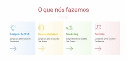 Design De Site Incrível Para Projetando E Desenvolvendo