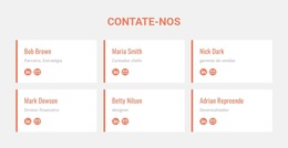 Membros Do Time - Modelo Criativo Multiuso