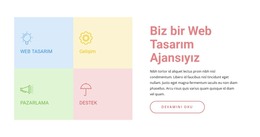 Dijital Pazarlamada Uzmanız - HTML Web Şablonu