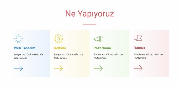 Tasarım ve geliştirme HTML5 Şablonu