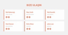 Takım Üyeleri - Başlangıç Sitesi