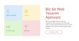 Dijital Pazarlamada Uzmanız - Web Sitesi Maket Şablonu