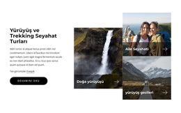 Trekking Gezi Turları Için WordPress Sitesi
