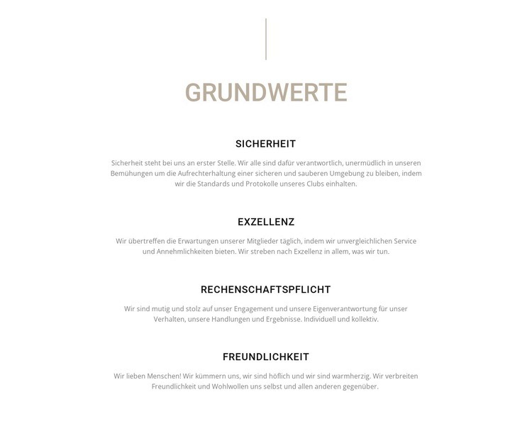 Grundwerte HTML5-Vorlage