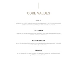 Core Values - HTML5 Responsive Template