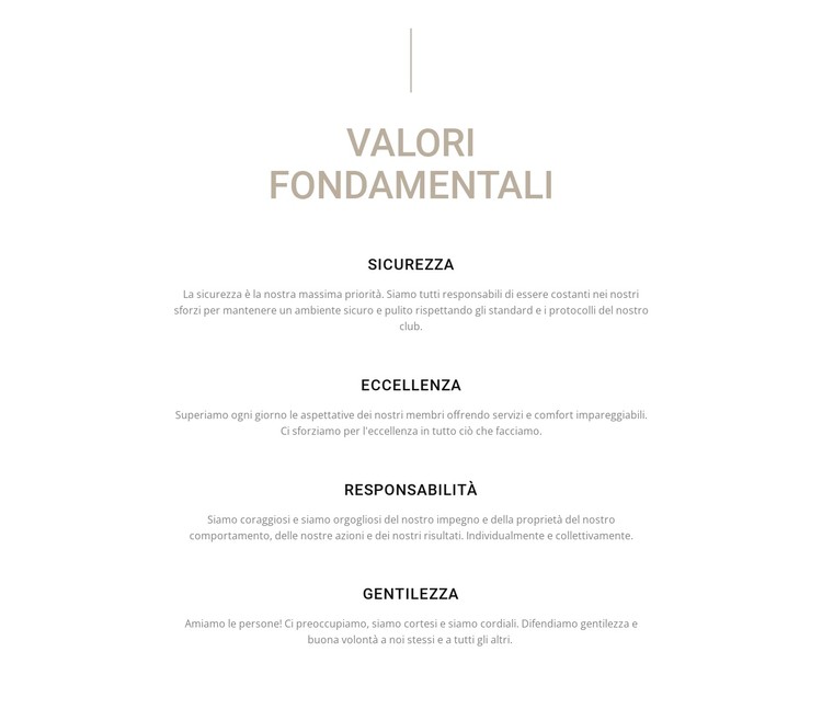 Valori fondamentali Modello CSS