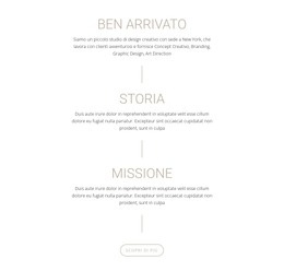 La Nostra Missione E La Nostra Storia - Modello Per La Creazione Di Siti Web
