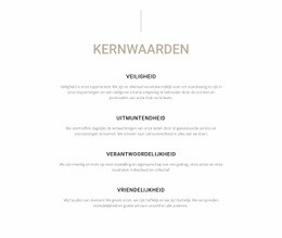 Beste Website Voor Kernwaarden