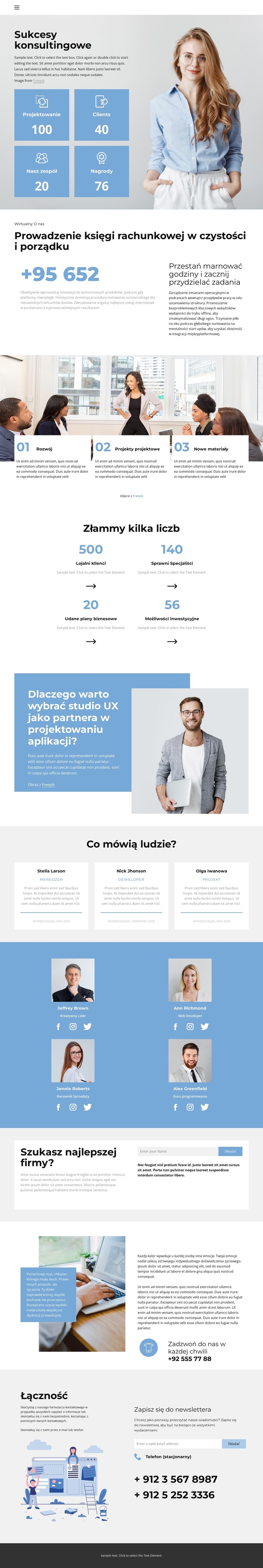 Punkt serwisowy Motyw WordPress