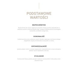 Podstawowe Wartości