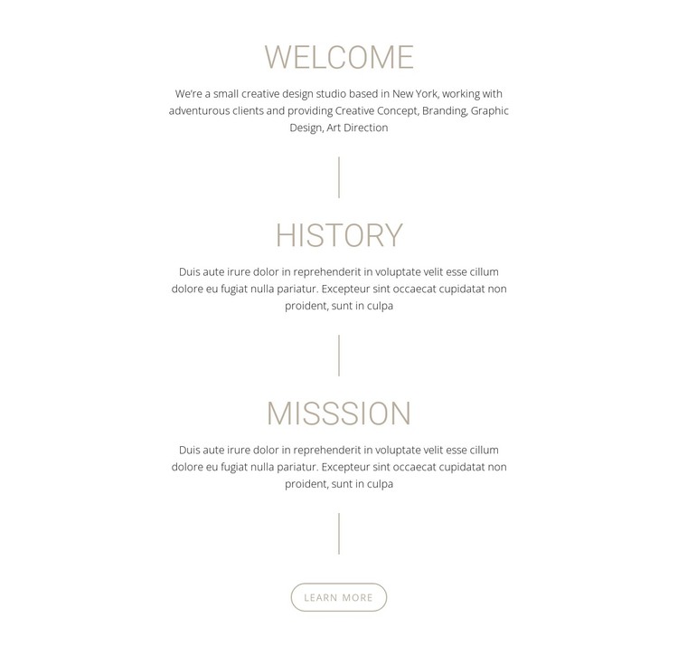 Our Mission and history Static Site Generator
