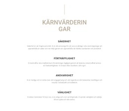 Bästa Webbplatsen För Kärnvärderingar