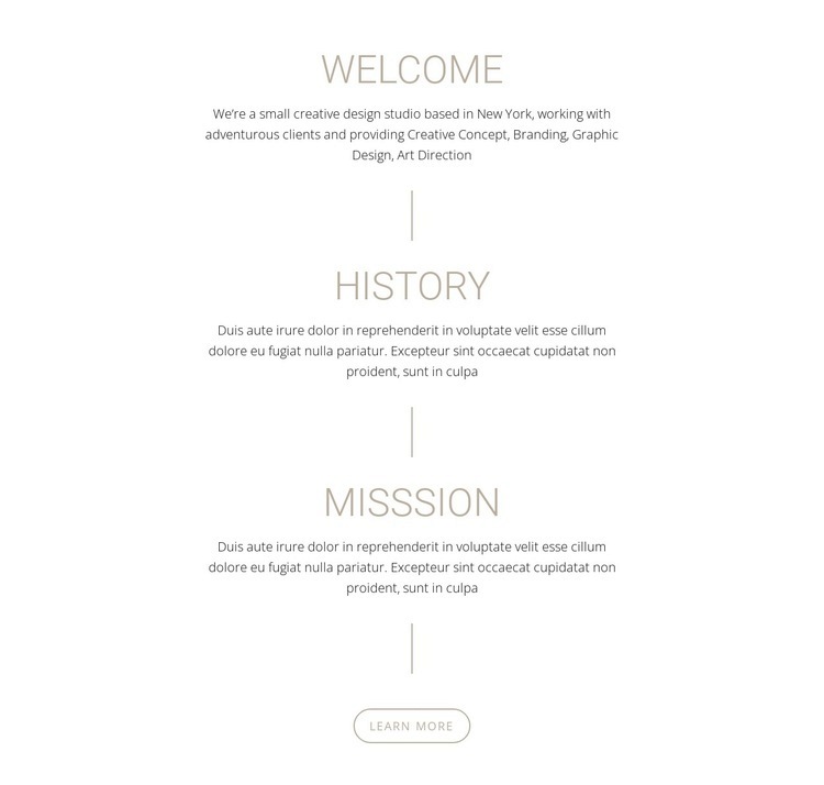 Our Mission and history Wysiwyg Editor Html 