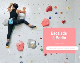 Escalade À Berlin Modèle De Site Web HTML CSS