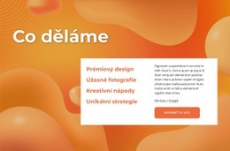 Šablona CSS Pro Texty Na Abstraktní Pozadí