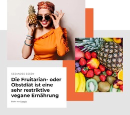 Der Fruchtmensch - Premium-Website-Vorlage Für Unternehmen