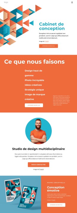 Idées Créatives Et Superbe Design Modèle De Site Web CSS Gratuit