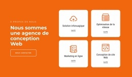 Nous Créons Des Solutions Marketing – Modèle HTML5 Facile À Utiliser