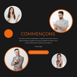 Nous Changeons Le Monde - Page De Destination Professionnelle