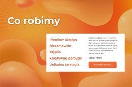 Teksty Na Abstrakcyjnym Tle - Darmowy Motyw CSS