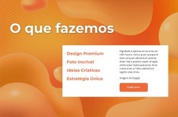 Design De Site Multifuncional Para Textos Em Abstrato