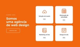 Um Design De Site Exclusivo Para Criamos Soluções De Marketing