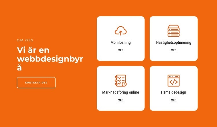 Vi skapar marknadsföringslösningar CSS -mall