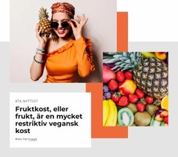 Fruktaren - HTML-Webbmall