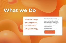 Texts On Abstract Background - Website Design