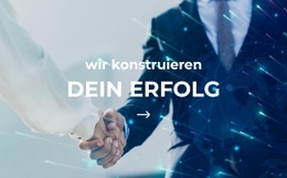 Wir Bauen Ihren Erfolg - HTML-Vorlage Für Eine Seite