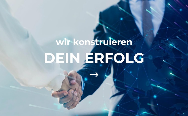 Wir bauen Ihren Erfolg HTML-Vorlage