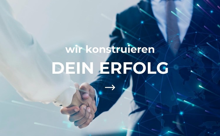 Wir bauen Ihren Erfolg Landing Page