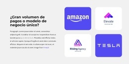 Diseño De Sitio Web Para Cuatro Logotipos