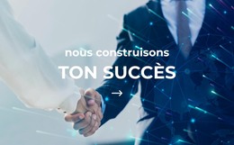 Nous Construisons Votre Succès - Modèle HTML Gratuit