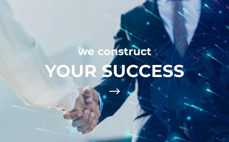 We construct your success Template
