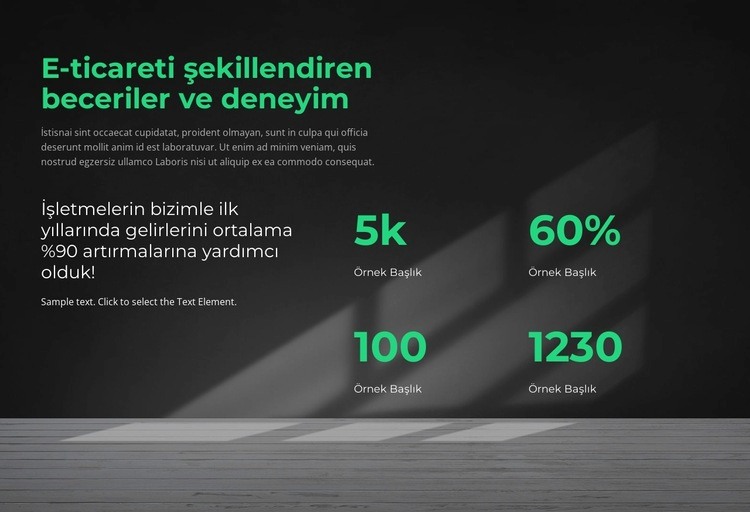 Yeteneğinizi geliştirelim Web Sitesi Oluşturucu Şablonları