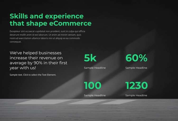 Let's upgrade your skill eCommerce Template