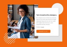 Kreativní Designový Tým – Bezplatná Šablona