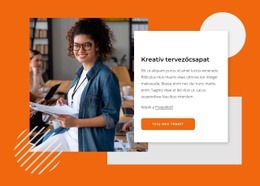 Ingyenes WordPress Téma Kreatív Tervezőcsapat Számára