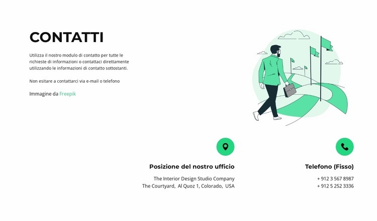 Sto andando a una riunione Costruttore di siti web HTML