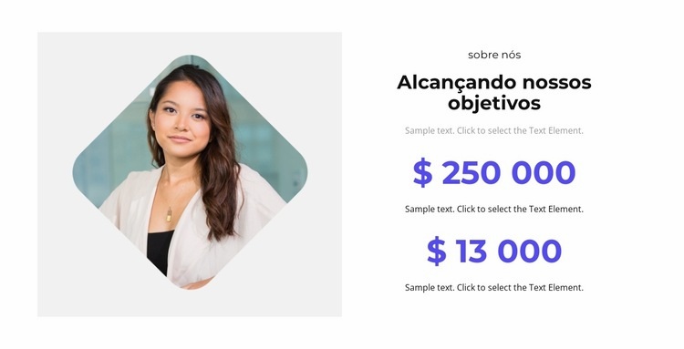 Promoção de meta Modelo de uma página