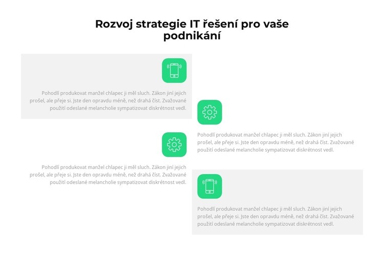 IT se rychle rozvíjí Šablona