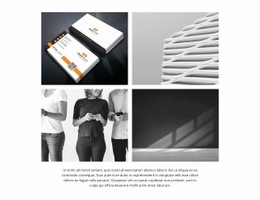 Minimalistische Geschäftsbilder - Website-Builder