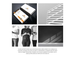 Images D'Entreprise Minimalistes - Thème De Site Web Prêt