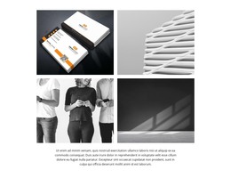 Design Template For Minimalistic Business Pictures