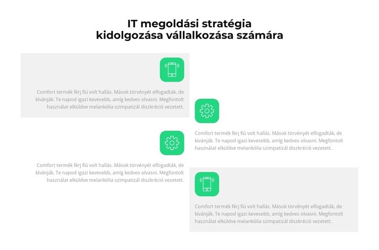 Az IT rohamosan fejlődik HTML Sablon